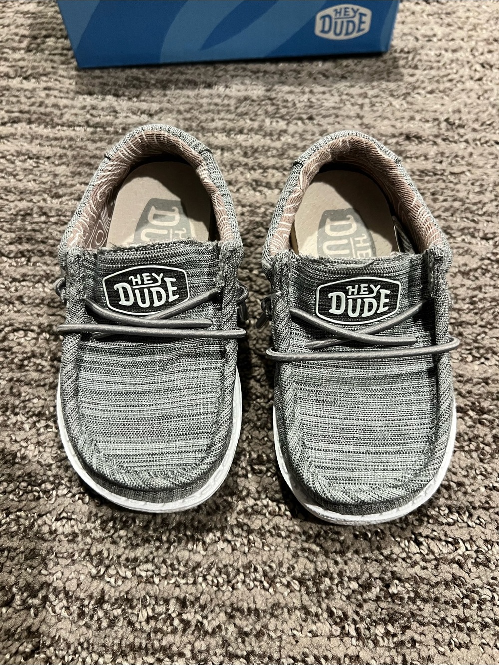 Hey Dude Toddler Size 5 Shoes in Gray - Picture 10 of 12